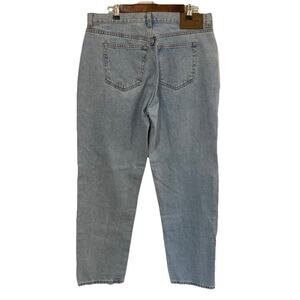 CK Calvin Klein 16 Easy Fit Mom Jeans Blue Enzyme Wash Cotton Vintage 90s